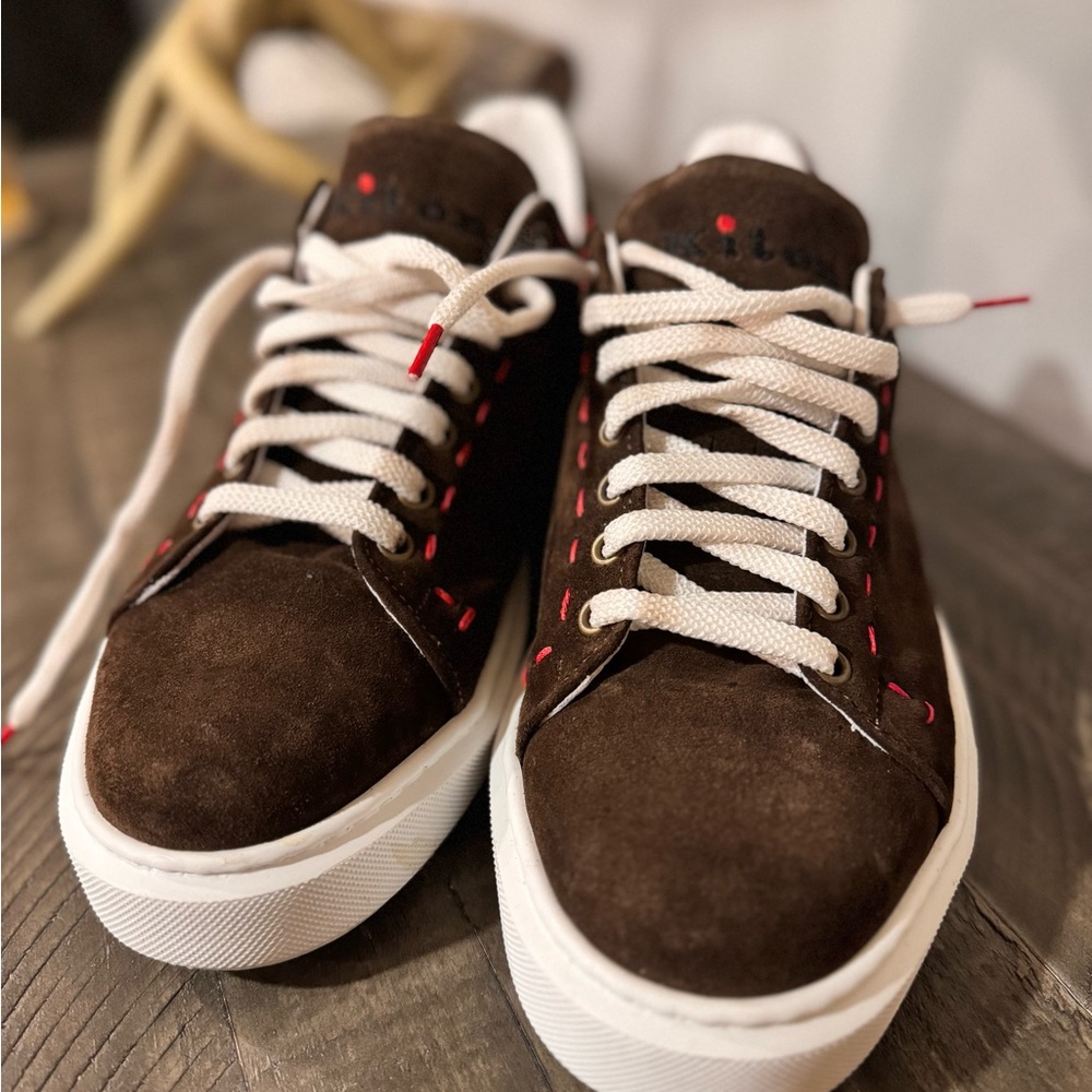 Kiton Sneakers Dark Brown